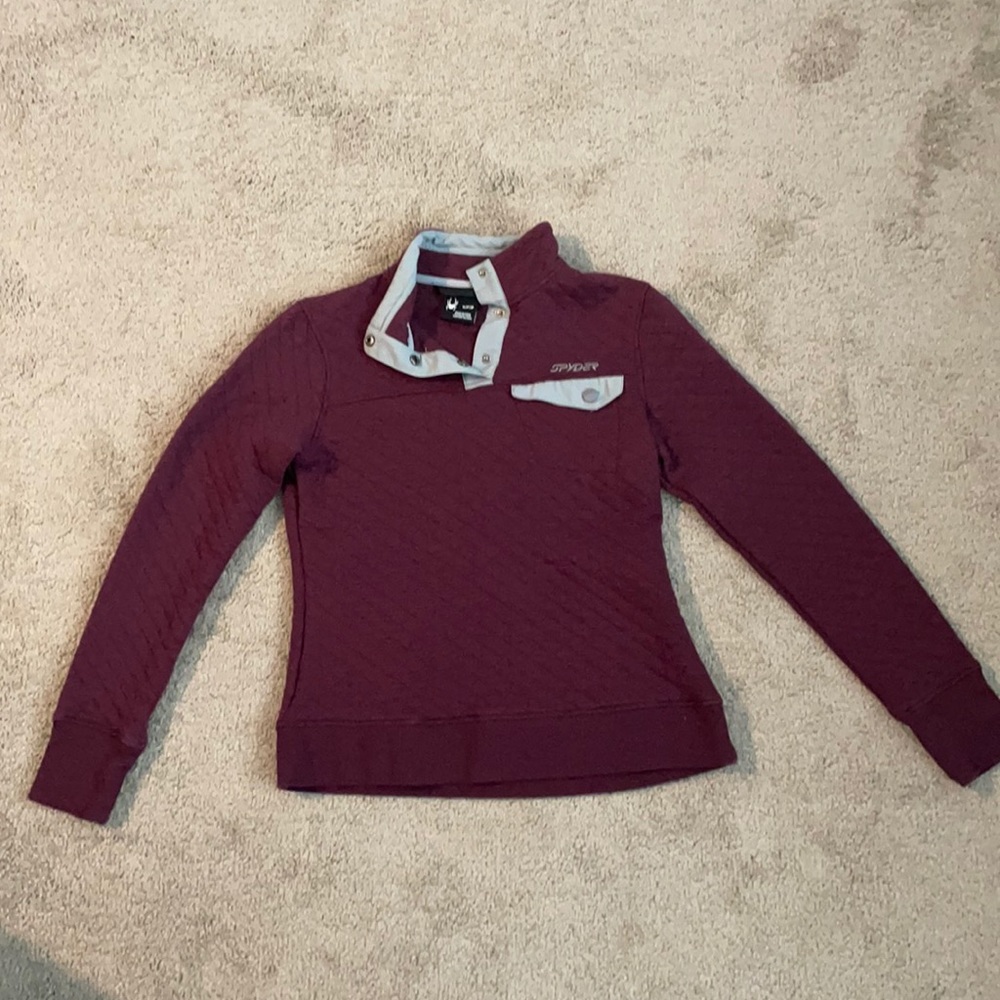 Women’s Spyder Midlayer sweater. Worn once.